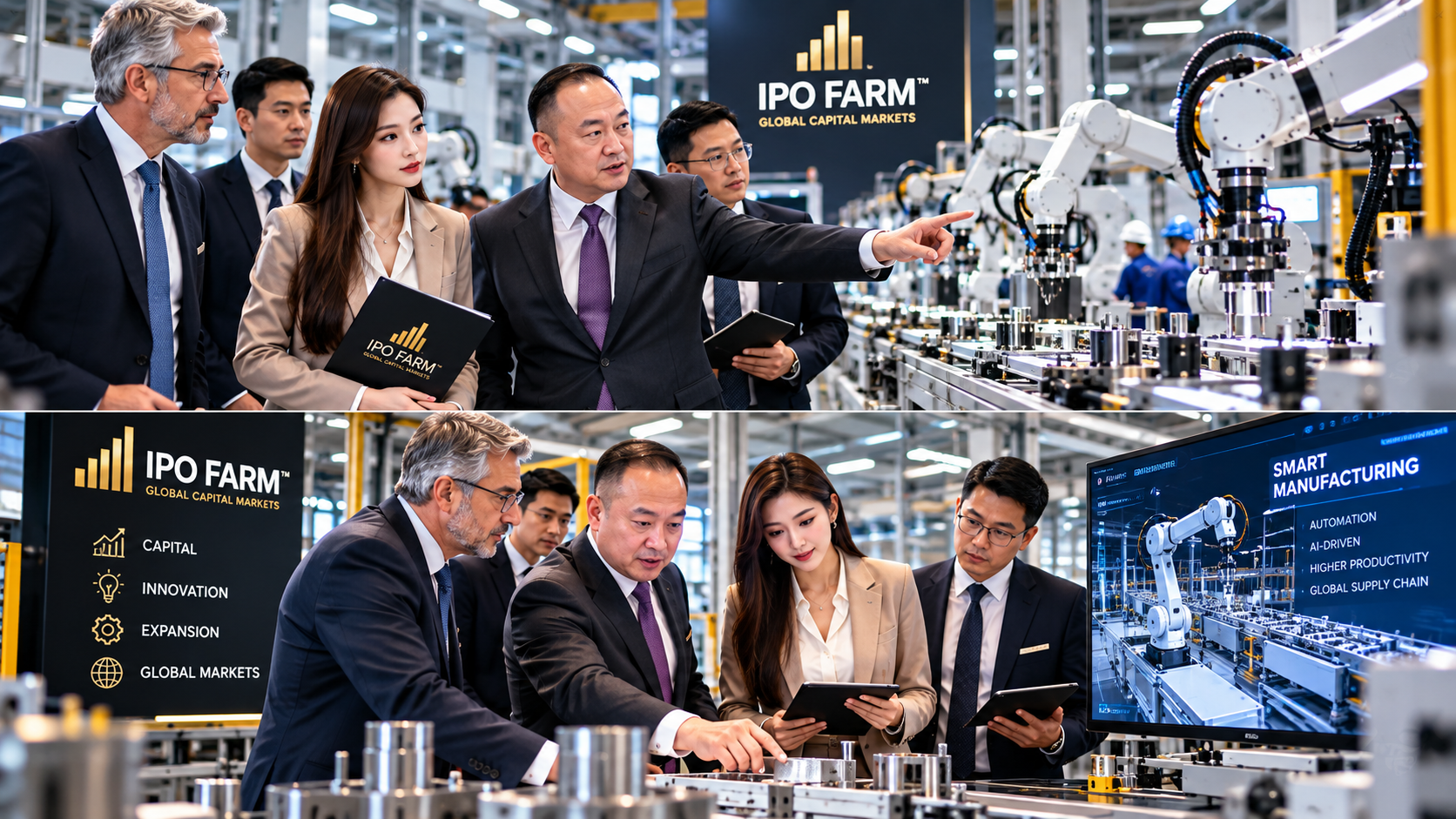 IPO Farm robotic factory site visit